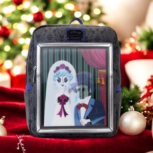 Disney Loungefly Haunted Mansion Black Widow Bride Backpack 🆕